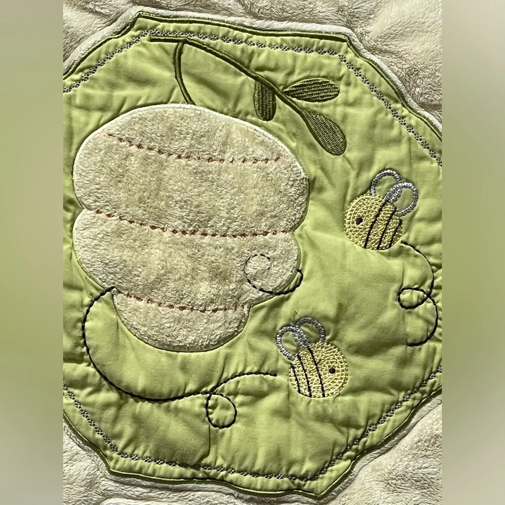 Nature-Inspired CARTERS PATCHWORK BABY Quilted CRIB QUILT: 32”X 41”